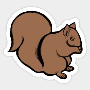 Chitters The Squirrel Girl Sticker